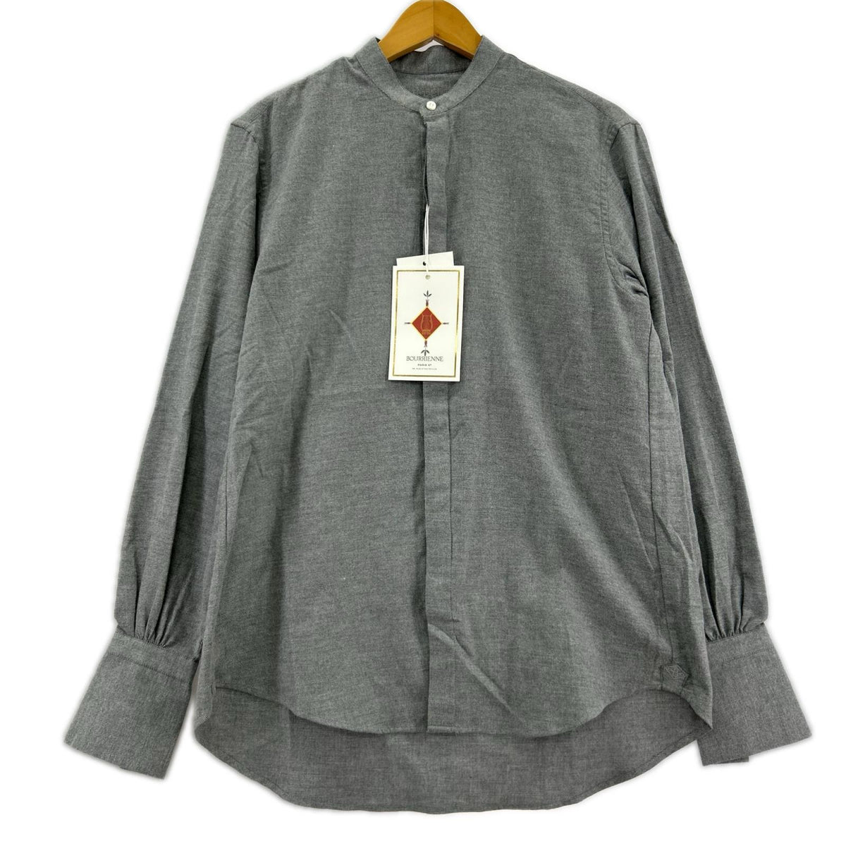 長袖シャツ BOURRIENNE PARIS X 比翼 ｸﾞﾚｰ (38) 38 グレー