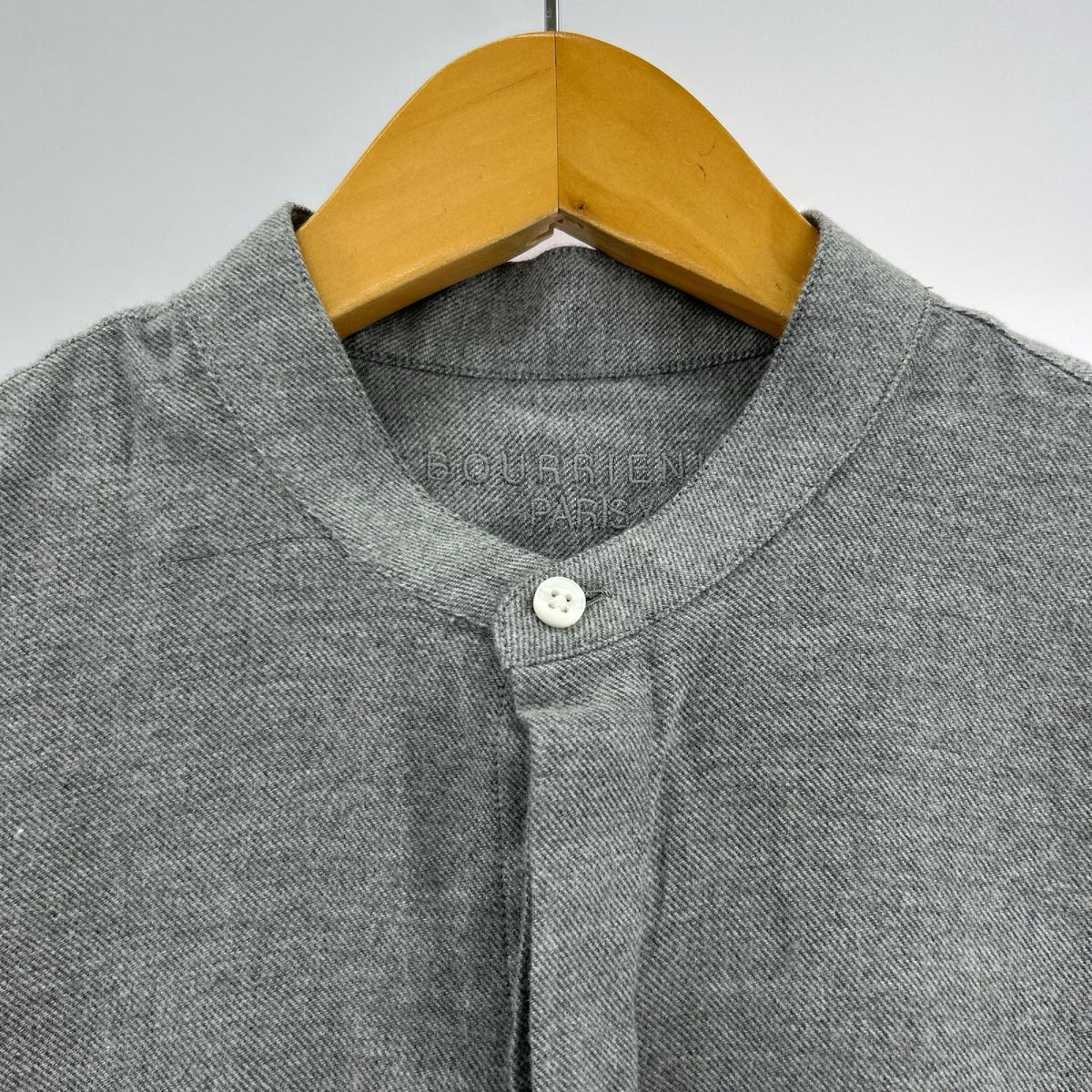 長袖シャツ BOURRIENNE PARIS X 比翼 ｸﾞﾚｰ (38) 38 グレー