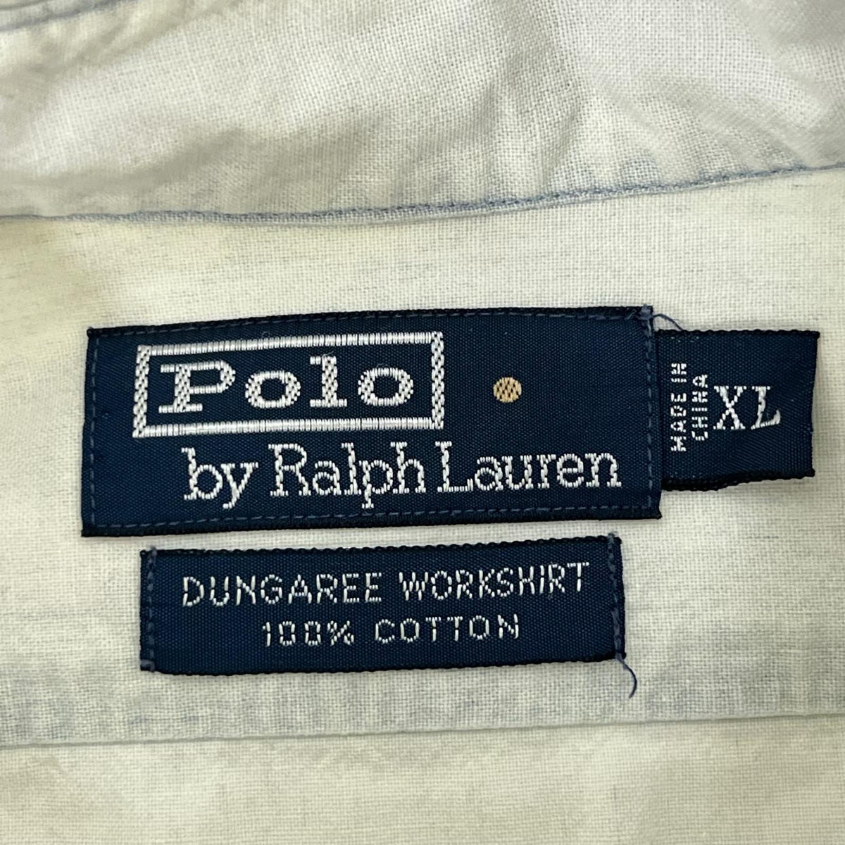 長袖シャツ POLO RALPH LAUREN DUNGAREE WORKSHIRT ﾀﾞﾝｶﾞﾘｰｼｬﾂ XL LL