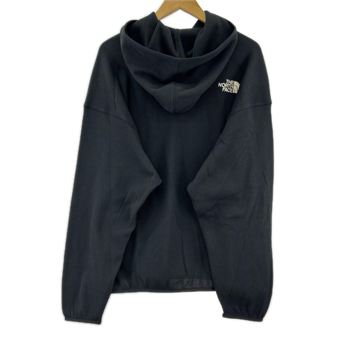 パーカー WAFFLE HOOD PULLOVER BLK L L ブラック