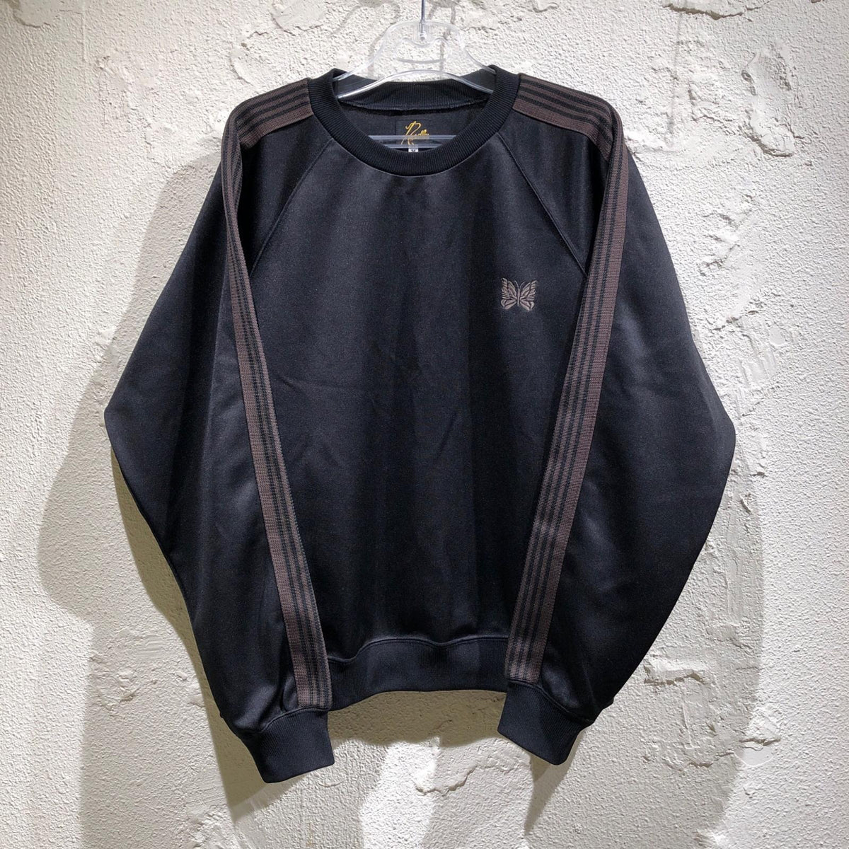 スウェット Track Crew Neck Shirt M ダークブラウン