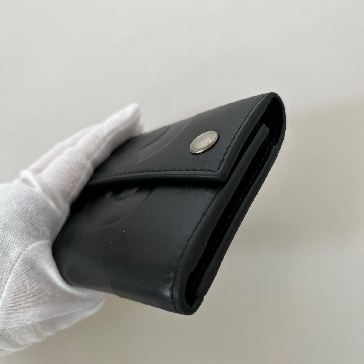 コンパクトウォレット chain wallet ブラック