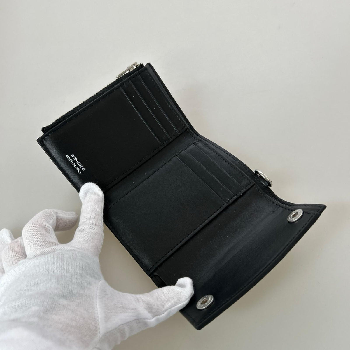 コンパクトウォレット chain wallet ブラック