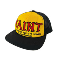 キャップ SAINT MxxxxxxMESH CAP/SAINT / YEL/BLK ブラック