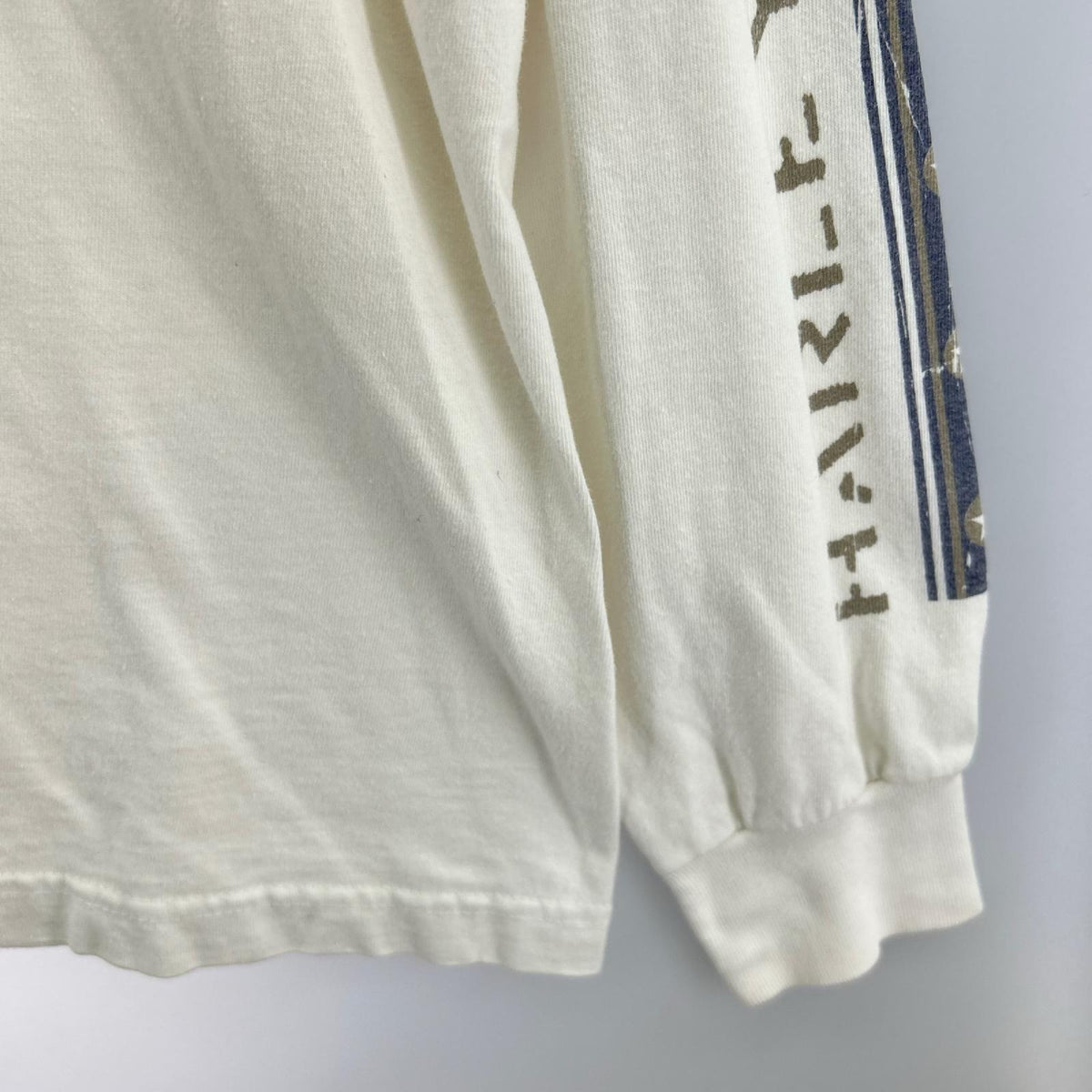 長袖Ｔシャツ USA製 LogoｽﾘｰﾌﾞL/S L ホワイト