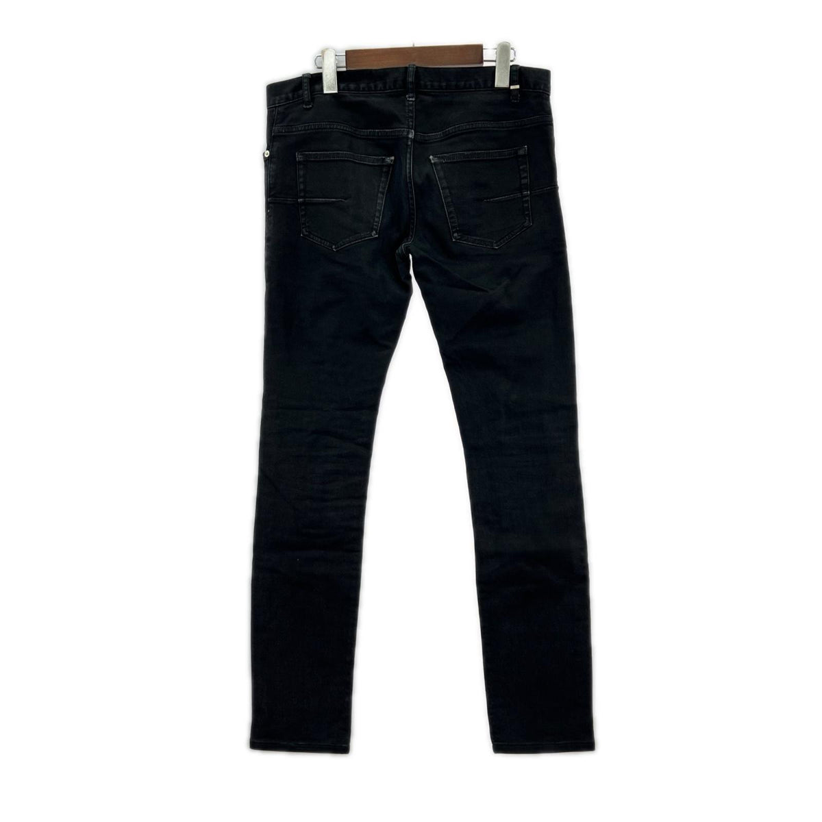 デニムパンツ 16aw クリス期 デストロイ加工 デニムパンツ BLK 30 W33 30 ブラック