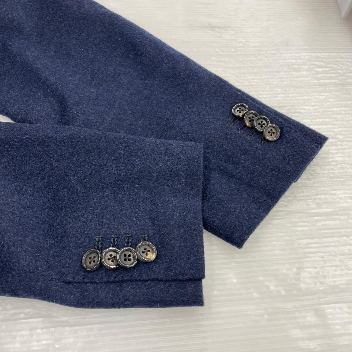テーラードジャケット LARDINI ｶｼﾐﾔ ﾃｰﾗｰﾄﾞｼﾞｬｹｯﾄ 44 ネイビー