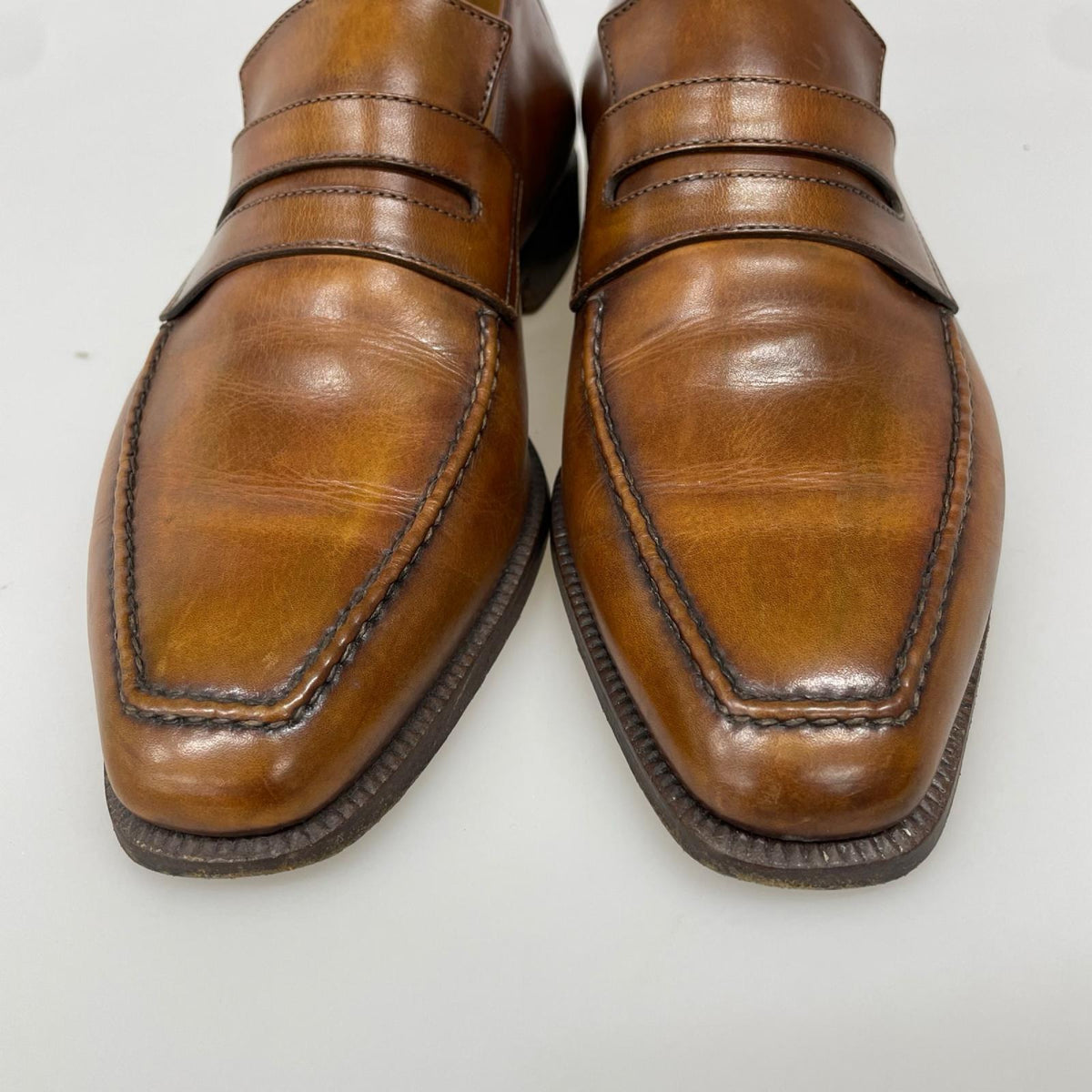 シューズ BERLUTI 348 ｱﾝﾃﾞｨ ｶｰﾌ ﾊﾟﾃｨｰﾇ ブラウン