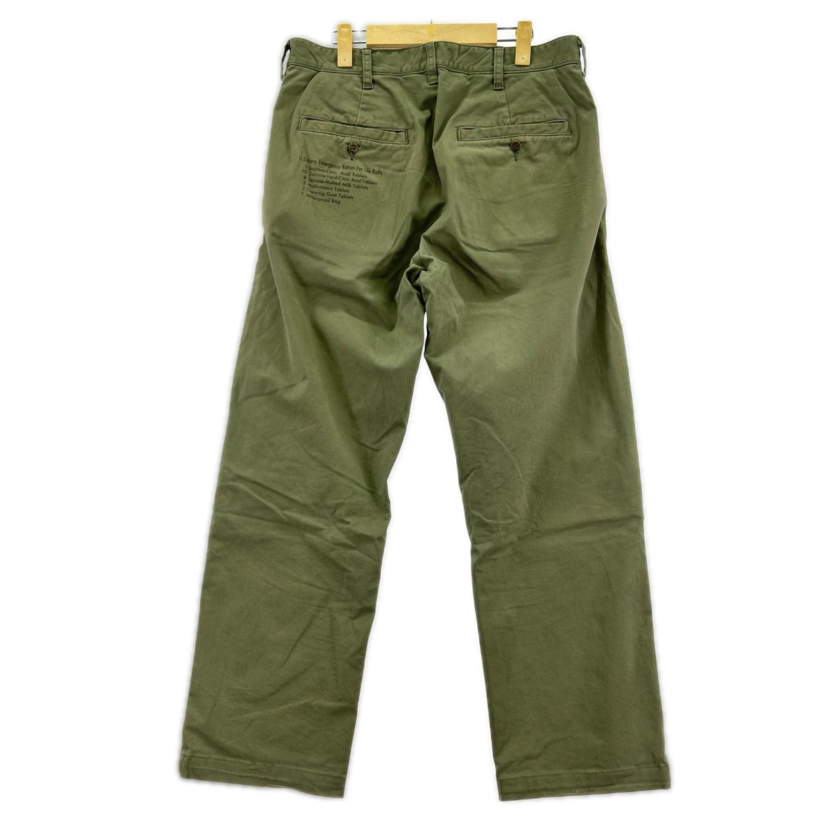 パンツ CHINO CLOTH TROUSER ｶｰｷ (M) M カーキ