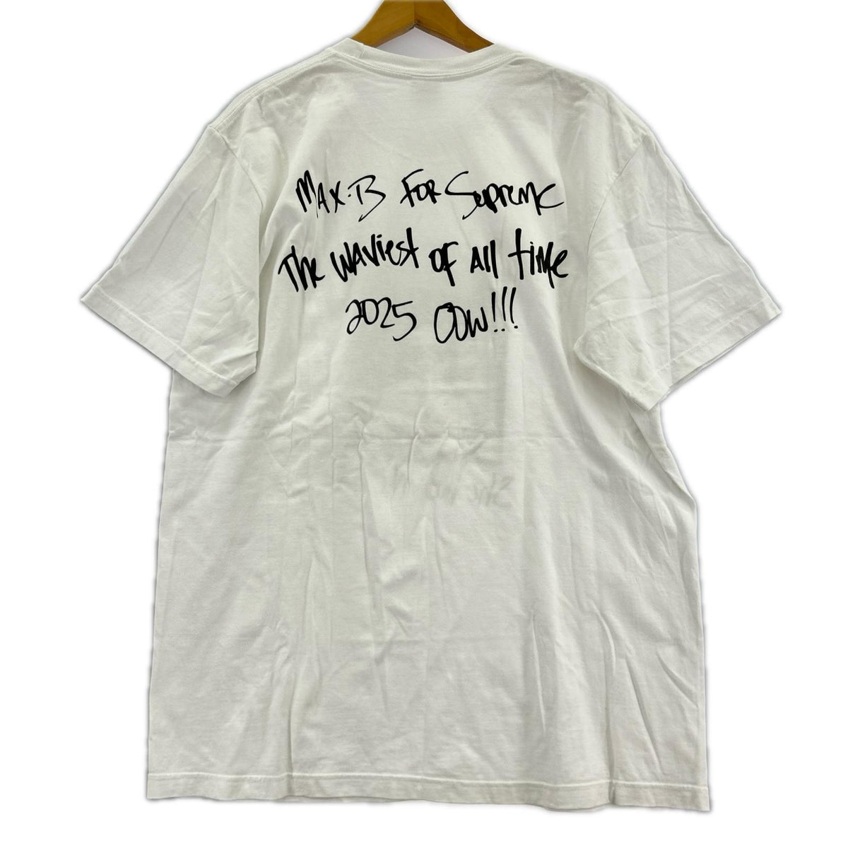 半袖Ｔシャツ 25SS Max B Tee ﾌｫﾄﾌﾟﾘﾝﾄ 白 (L) L ホワイト