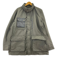ジャケット LANVIN collection ﾚｻﾞｰ切替 ｼﾞｬｹｯﾄ 50 カーキ