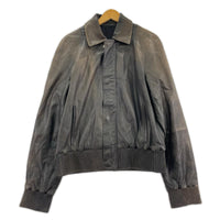 レザージャケット Zegna ﾚｻﾞｰﾌﾞﾙｿﾞﾝ S ブラウン