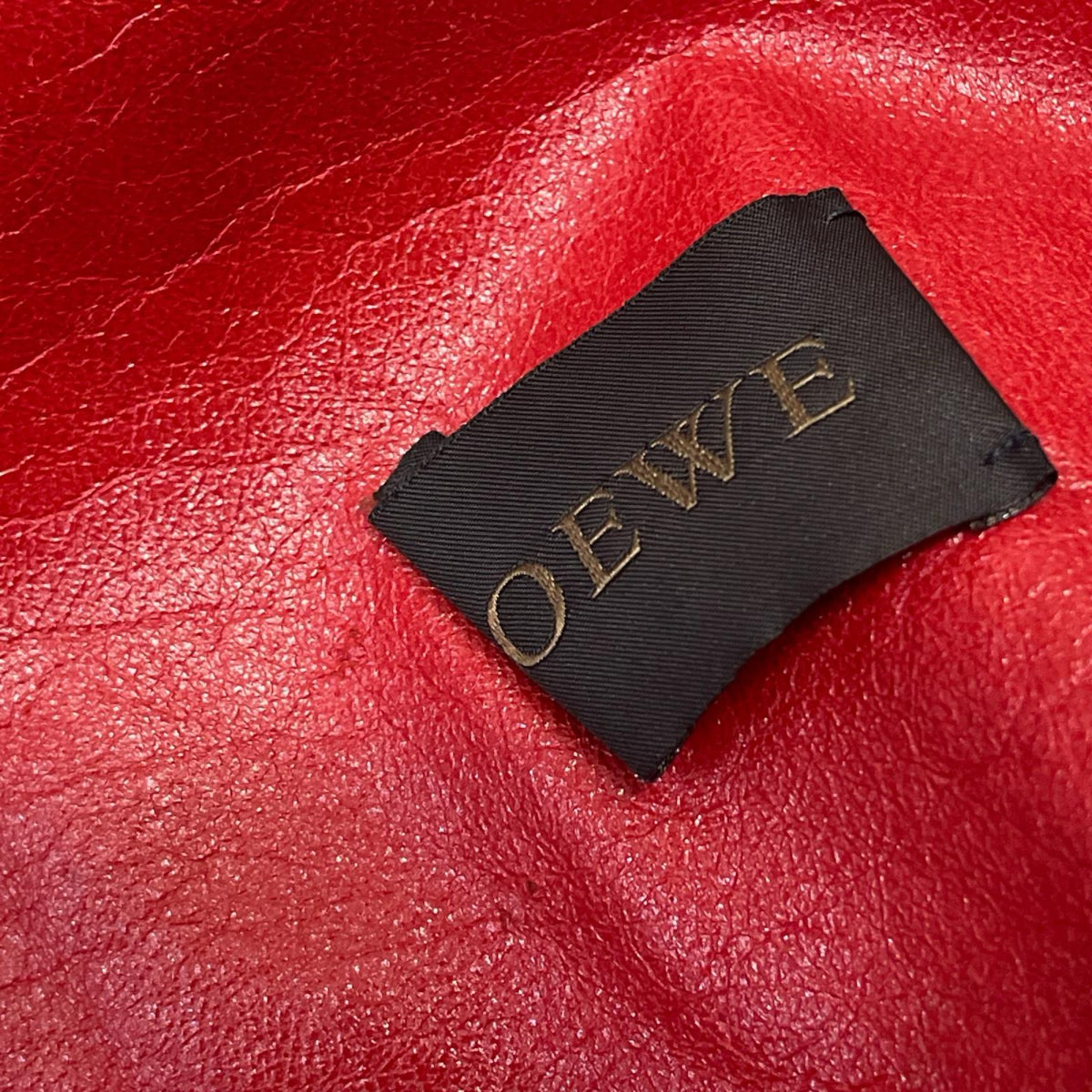 LOEWE  ラムスキン  レザージャケット　パッカブル 50
