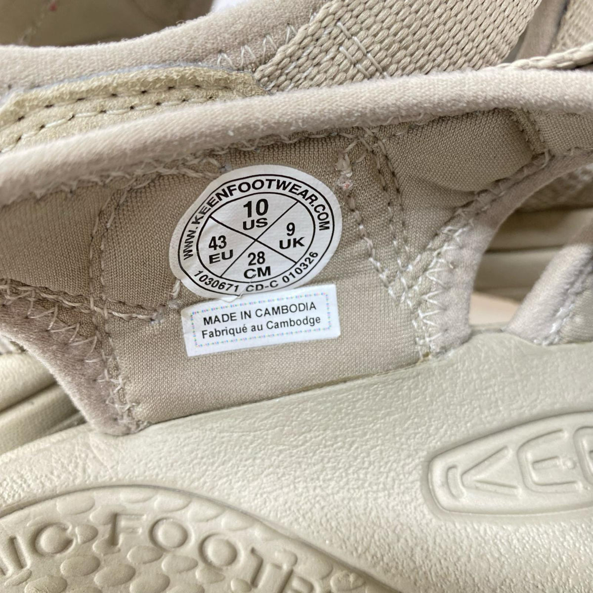 サンダル NEWPORT H2/28.0/1030671 28cm (US10 UK9 1/2 EU46) ベージュ