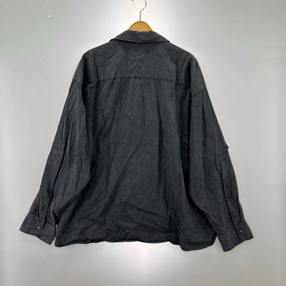 長袖シャツ in stru(men-tal)/ｵｰﾊﾞｰｻｲｽﾞ/ﾃﾝｾﾙ/ｸﾞﾚｰ系 50 グレー
