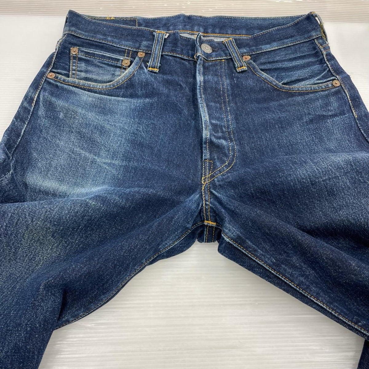 デニムパンツ 90s バレンシア製 裏555 501xx デニム Ｗ29 濃紺 29 ブルー
