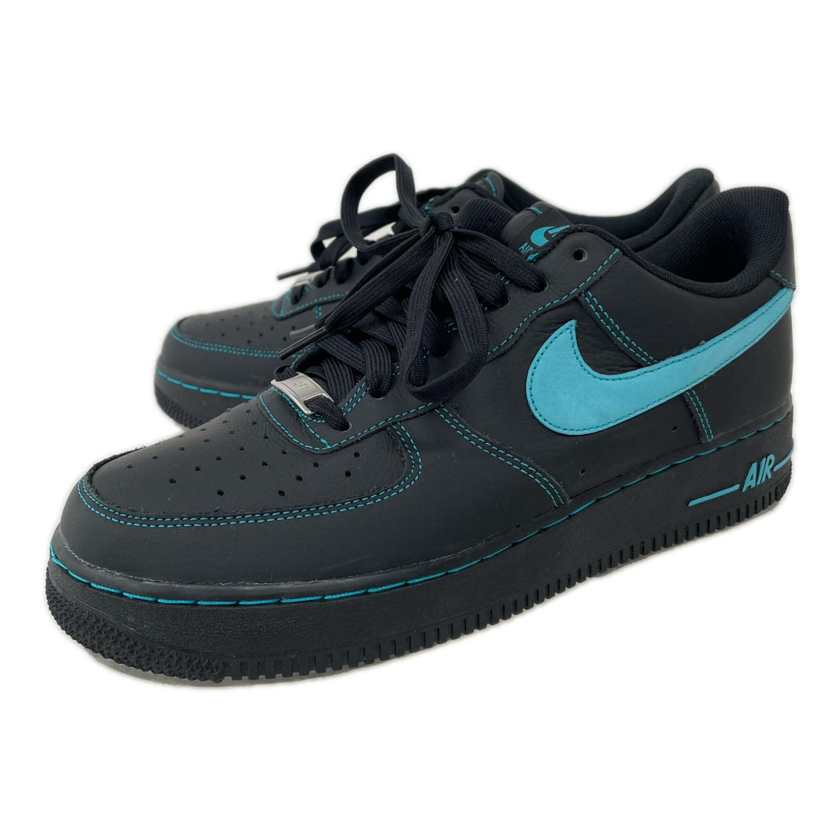 スニーカー AIR FORCE 1 LOW Black Tiffany 27.5cm (US9 1/2 UK9 EU45) ブラック