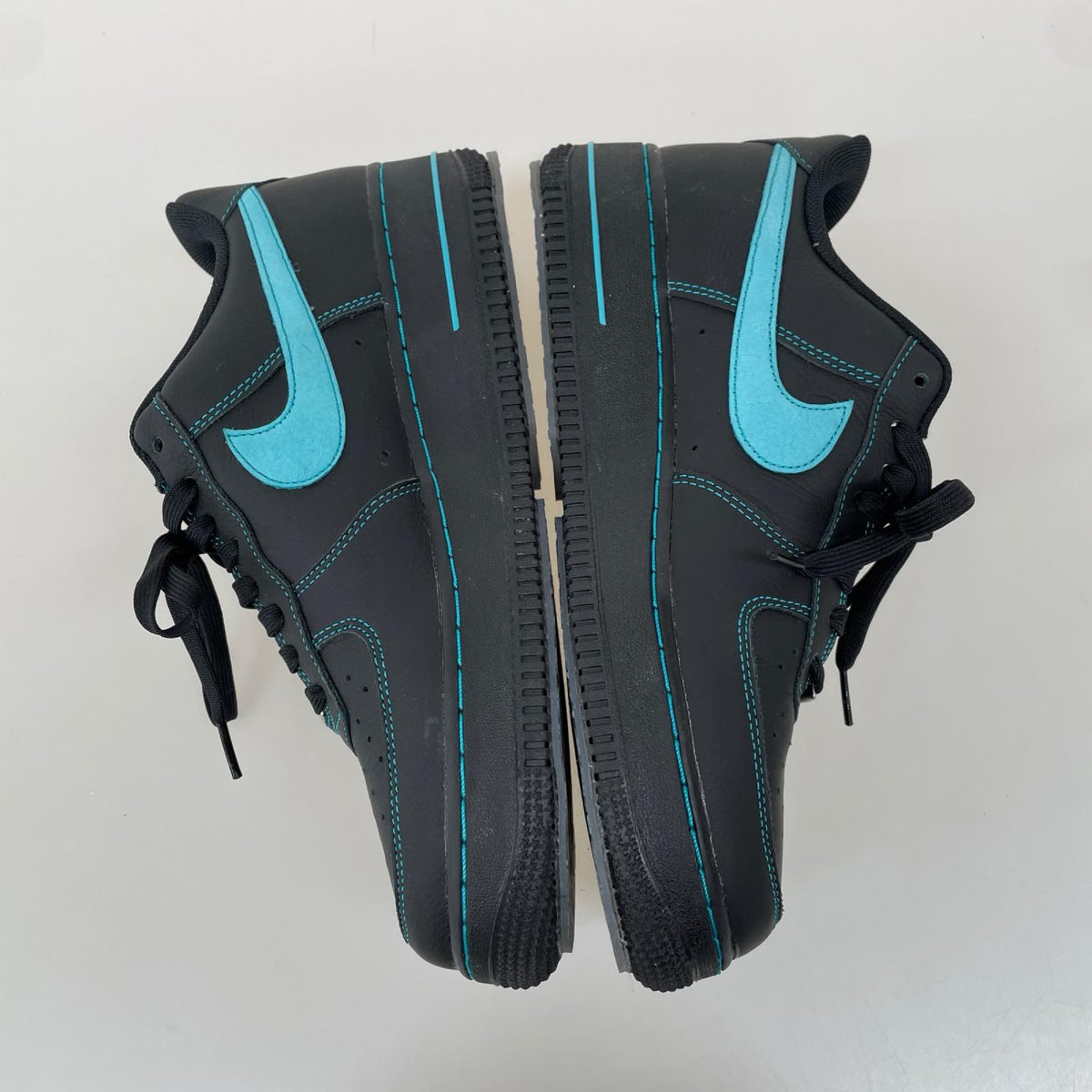 スニーカー AIR FORCE 1 LOW Black Tiffany 27.5cm (US9 1/2 UK9 EU45) ブラック