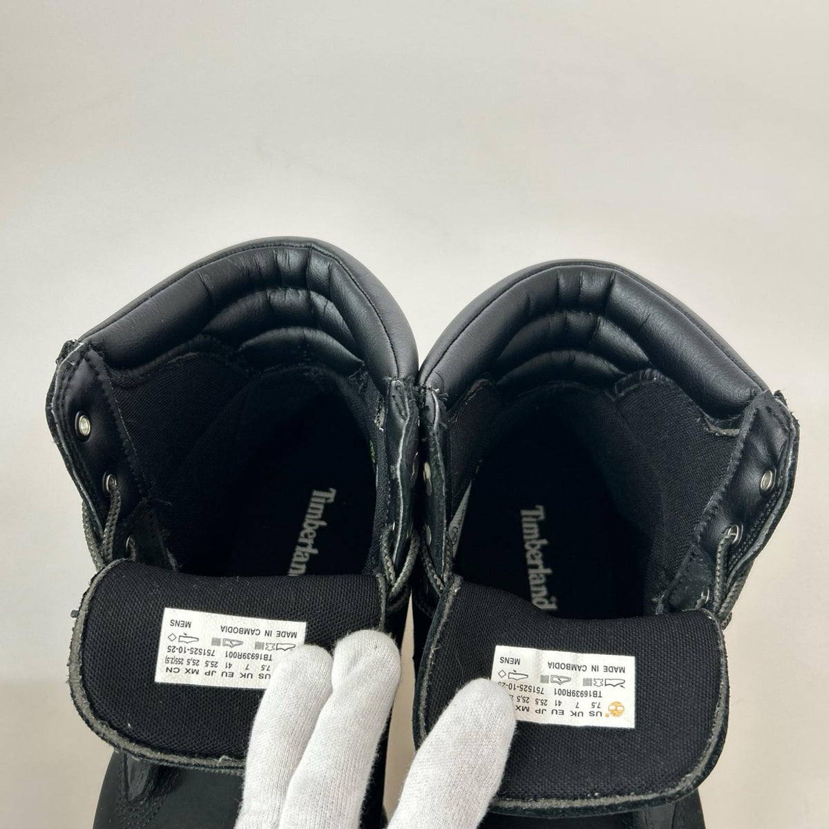 ブーツ Timberland Alburn 6 Inch Lace Up Waterproof Boots TB16939R001黒 (25.5) 25.5cm (US7 1/2 UK7 EU41) ブラック