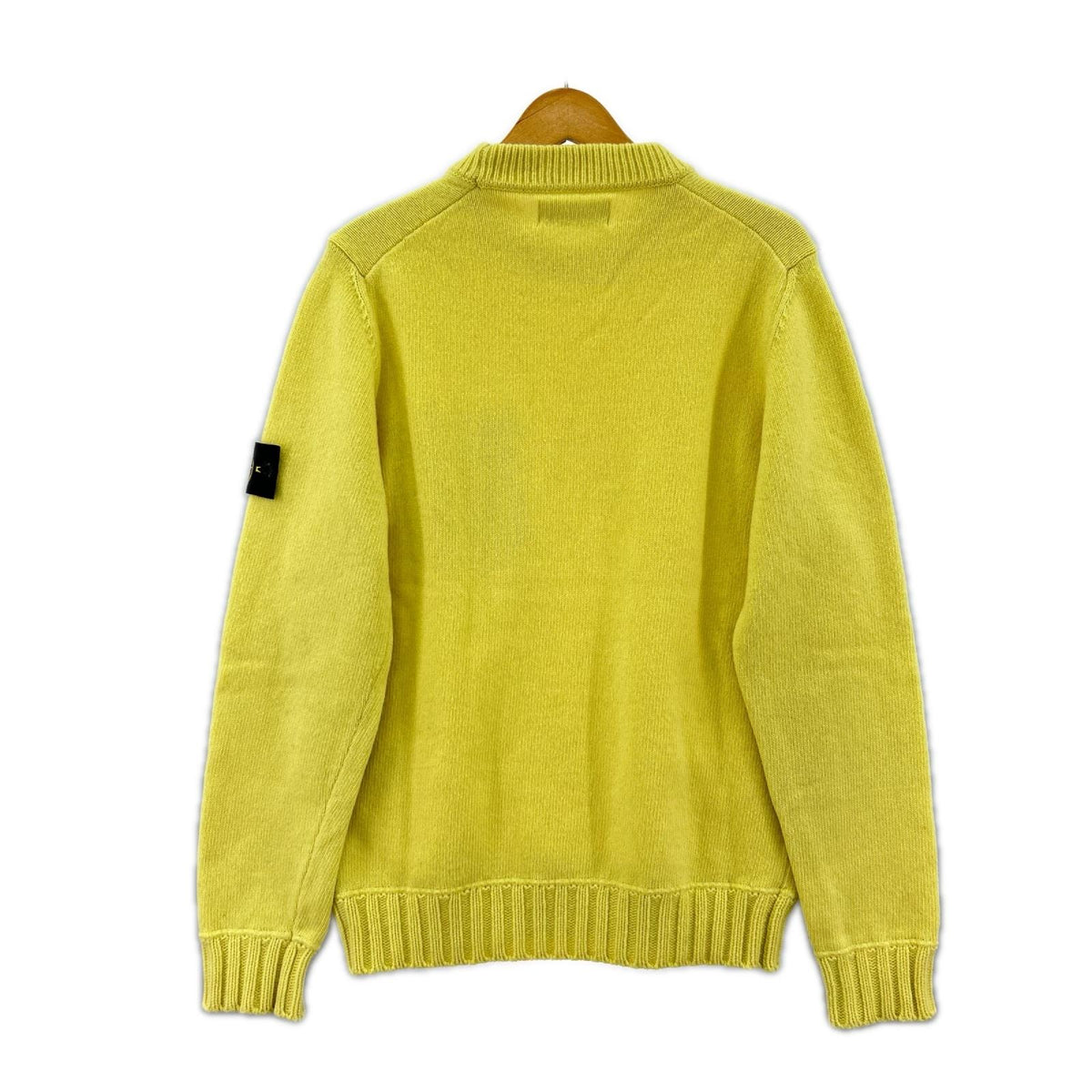 ニット crew neck sweater Yellow SIZE M M イエロー