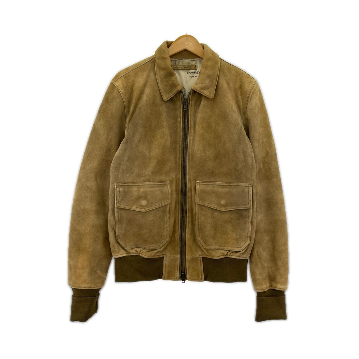 レザージャケット collection PRIVEE? ｽｳｪｰﾄﾞ A-2 50 ブラウン