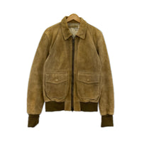 レザージャケット collection PRIVEE? ｽｳｪｰﾄﾞ A-2 50 ブラウン