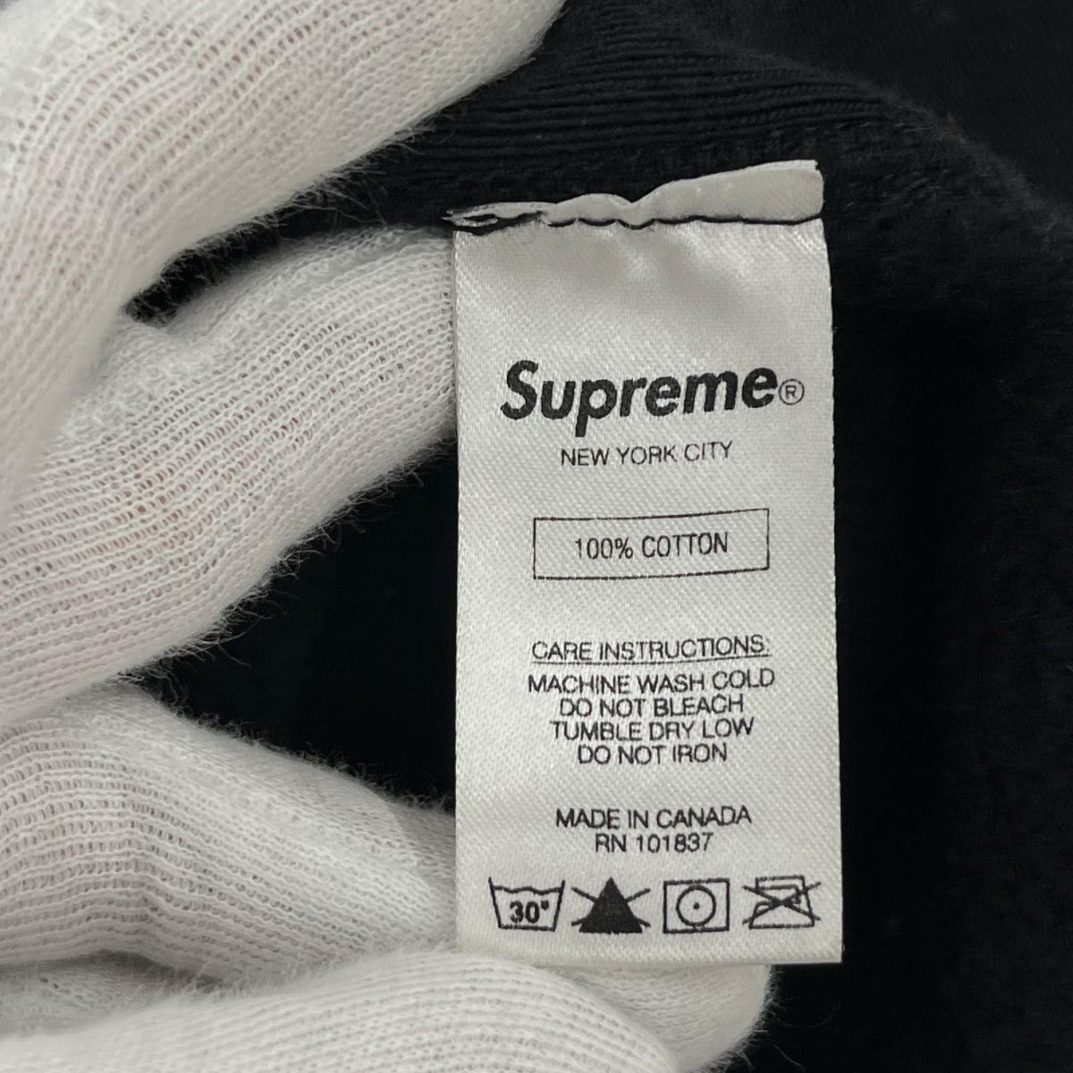 ニット S Logo Hooded Sweatshirt L ブラック