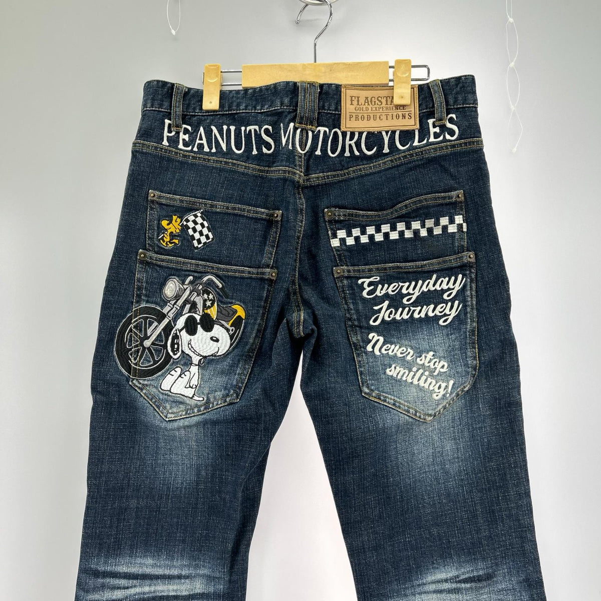 デニムパンツ ﾋﾟｰﾅｯﾂ ｽﾇｰﾋﾟｰ ﾃﾞﾆﾑﾊﾟﾝﾂ 30 ネイビー