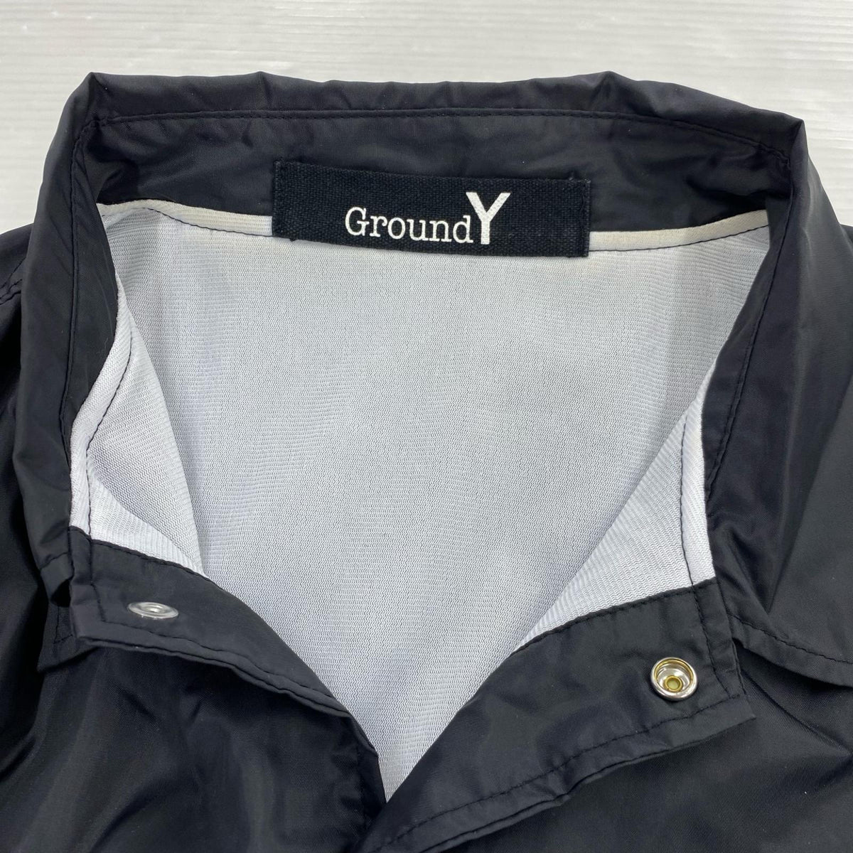 ジャケット YOHJI YAMAMOTO ワッペン コーチジャケット 3 3 ブラック