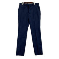パンツ MAISON MARGIELA 19AW ｽﾄﾗｲﾌﾟｽﾗｯｸｽ 50 紺 50 ネイビー