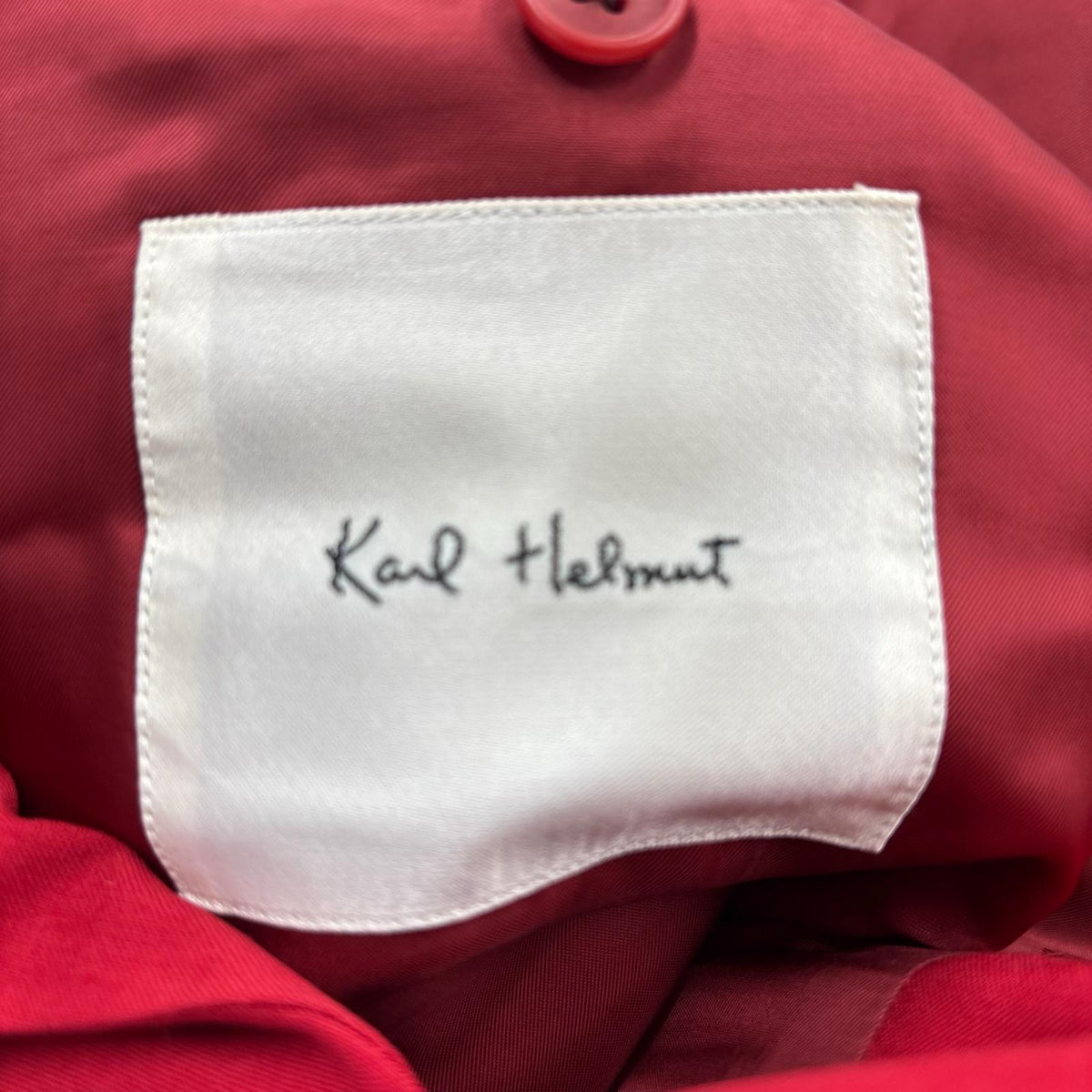 テーラードジャケット Karl Helmut ﾚｯﾄﾞ S レッド