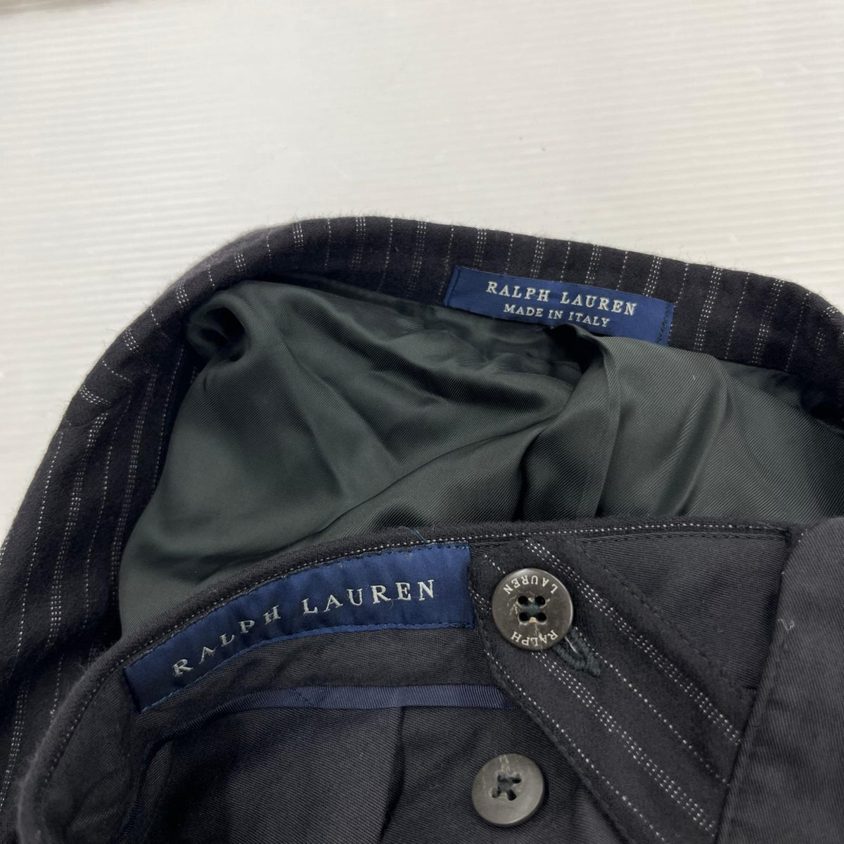 ジャケット POLO RALPH LAUREN ITALY製 ｾｯﾄｱｯﾌﾟｽｰﾂ 44 ﾈｲﾋﾞｰ 44 ネイビー