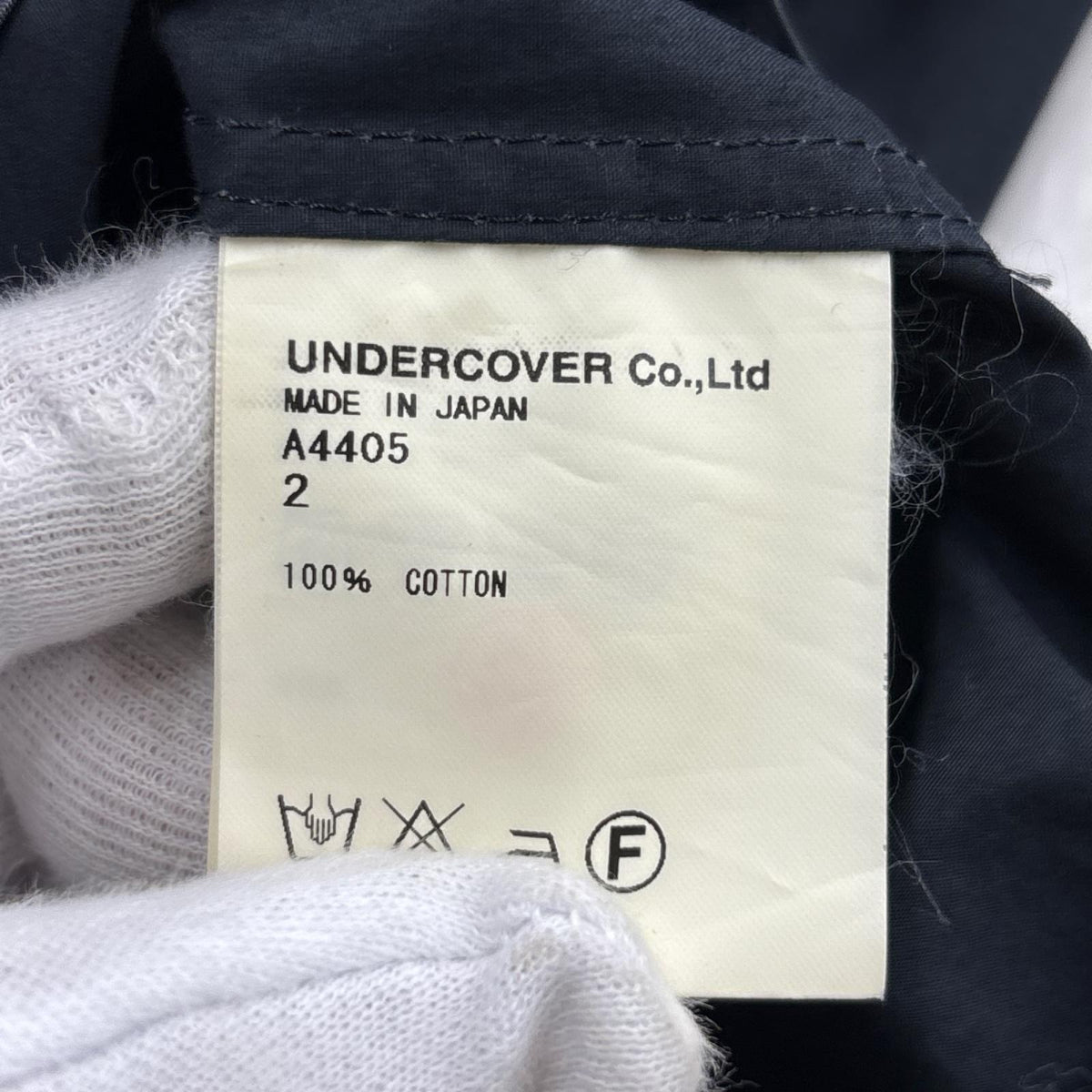 長袖シャツ UNDERCOVER ｺｯﾄﾝｼｬﾂ A4405 紺 (2) 2 ネイビー