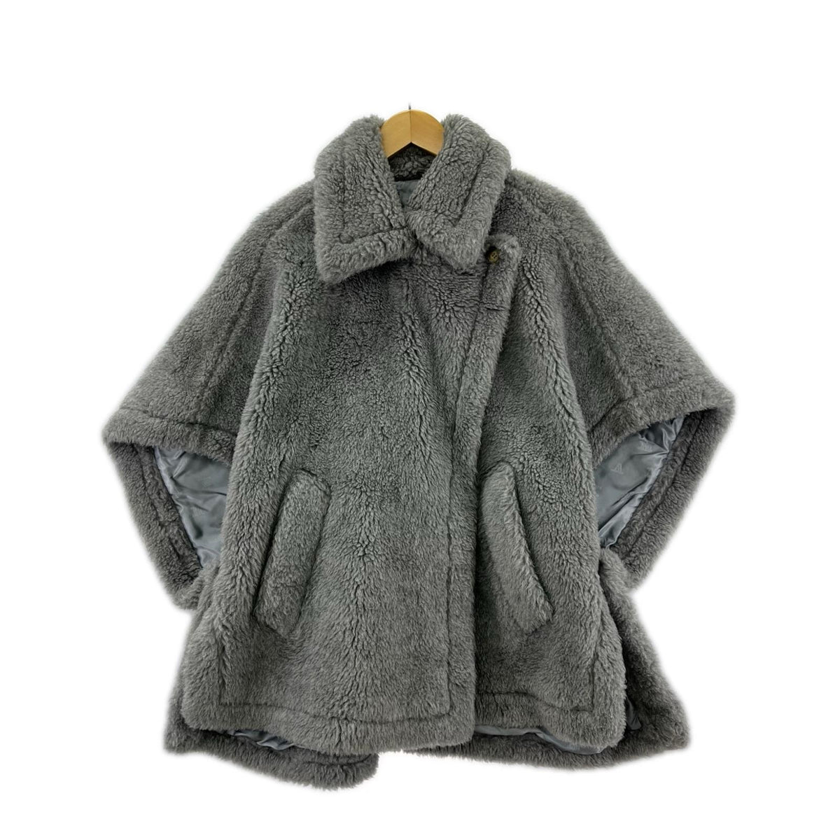 ジャケット テディベアコート グレー