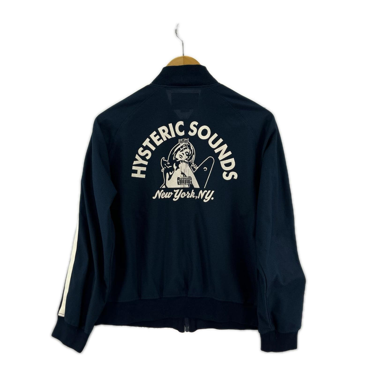 ジャケット HYSTERIC GLAMOUR ﾄﾗｯｸｼﾞｬｹｯﾄ S 紺 S ネイビー
