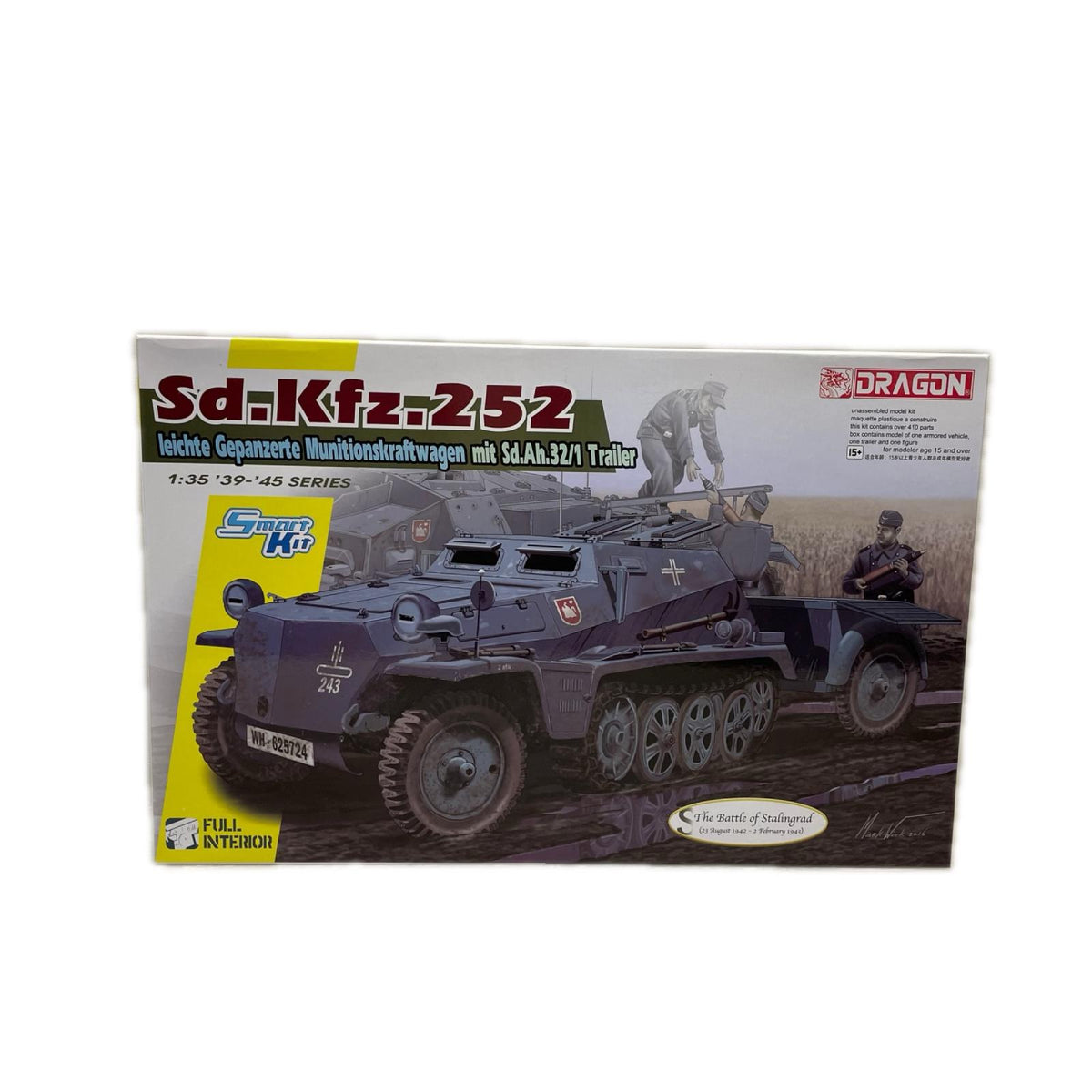1/35 WW.II ドイツ軍 Sd.Kfz.252 軽装甲弾薬運搬車 DRAGON ミリタリープラモ