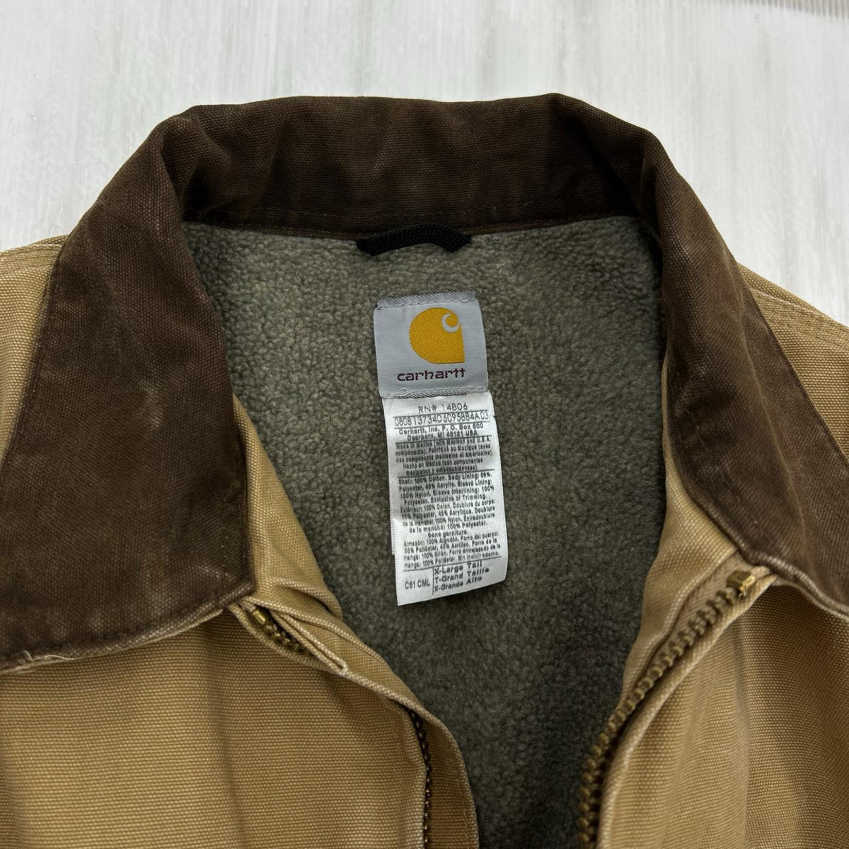 ジャケット ﾘｯｼﾞｺｰﾄ ﾍﾞｰｼﾞｭ (XL) ベージュ