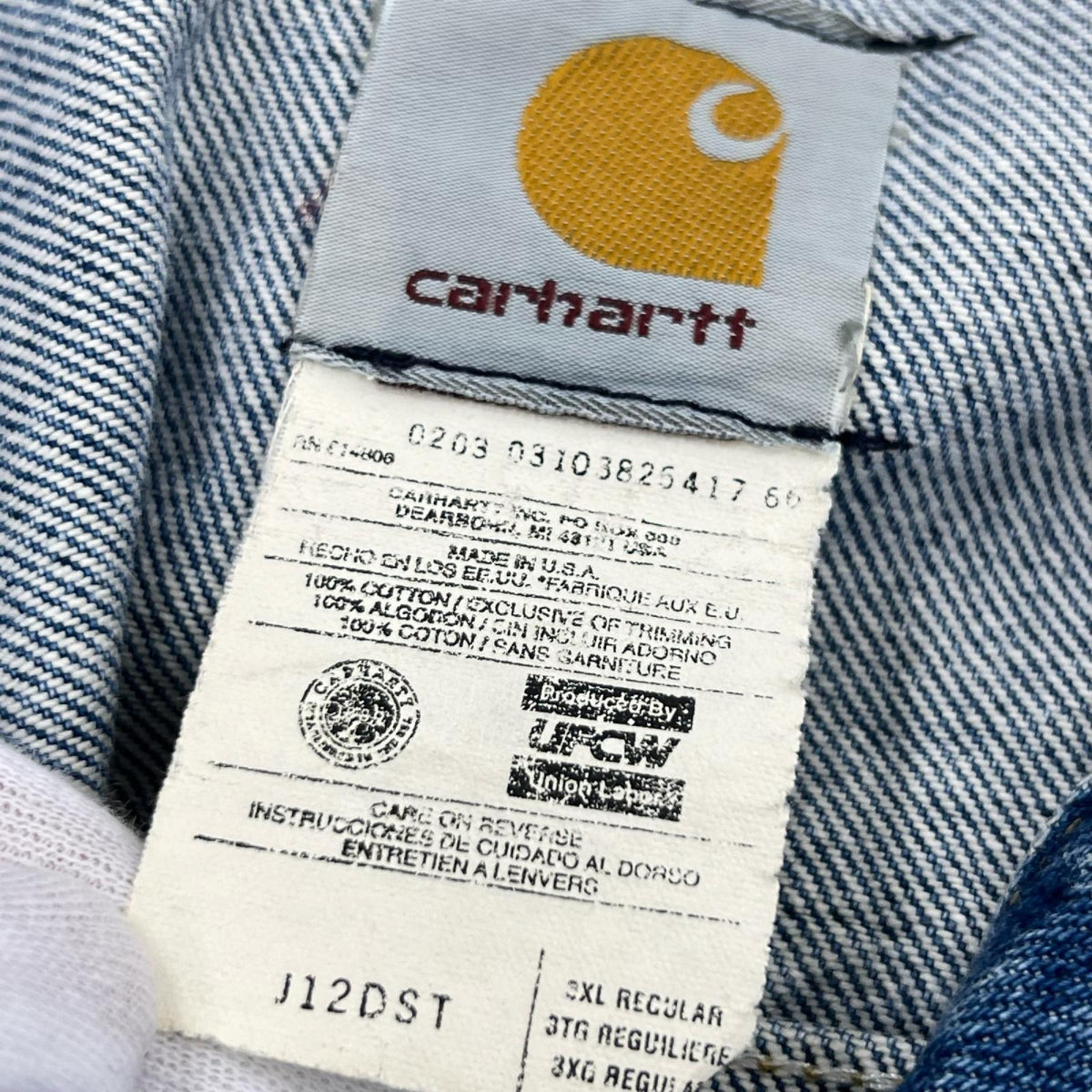 デニムジャケット ﾄﾗｯｶｰｼﾞｬｹｯﾄ (3XL) ブルー