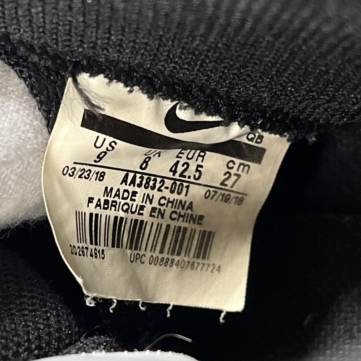 スニーカー ×Off-White Blazer Studio Mid Grim Reaper 27cm (US9 UK8 1/2 EU44) ブラック