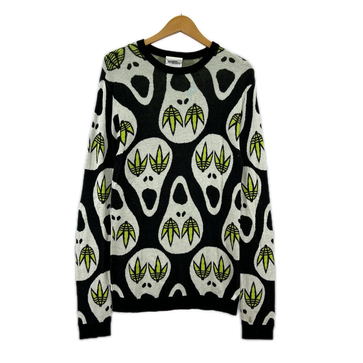 ニット JEREMY SCOTT Skull Sweater M M ブラック