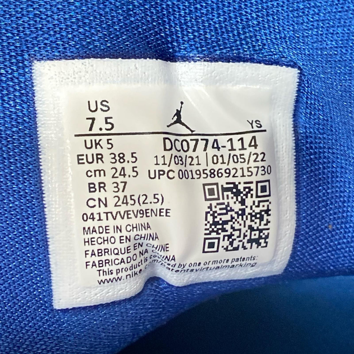 スニーカー DC0774-114 24.5cm (US6 1/2 UK6 EU39)