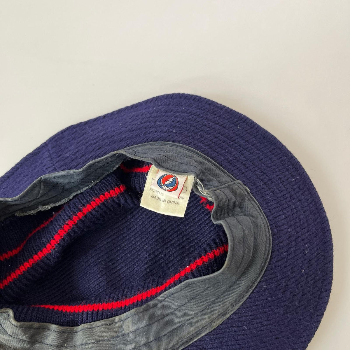 ハット GRATEFUL DEAD ﾆｯﾄ 紺 ネイビー