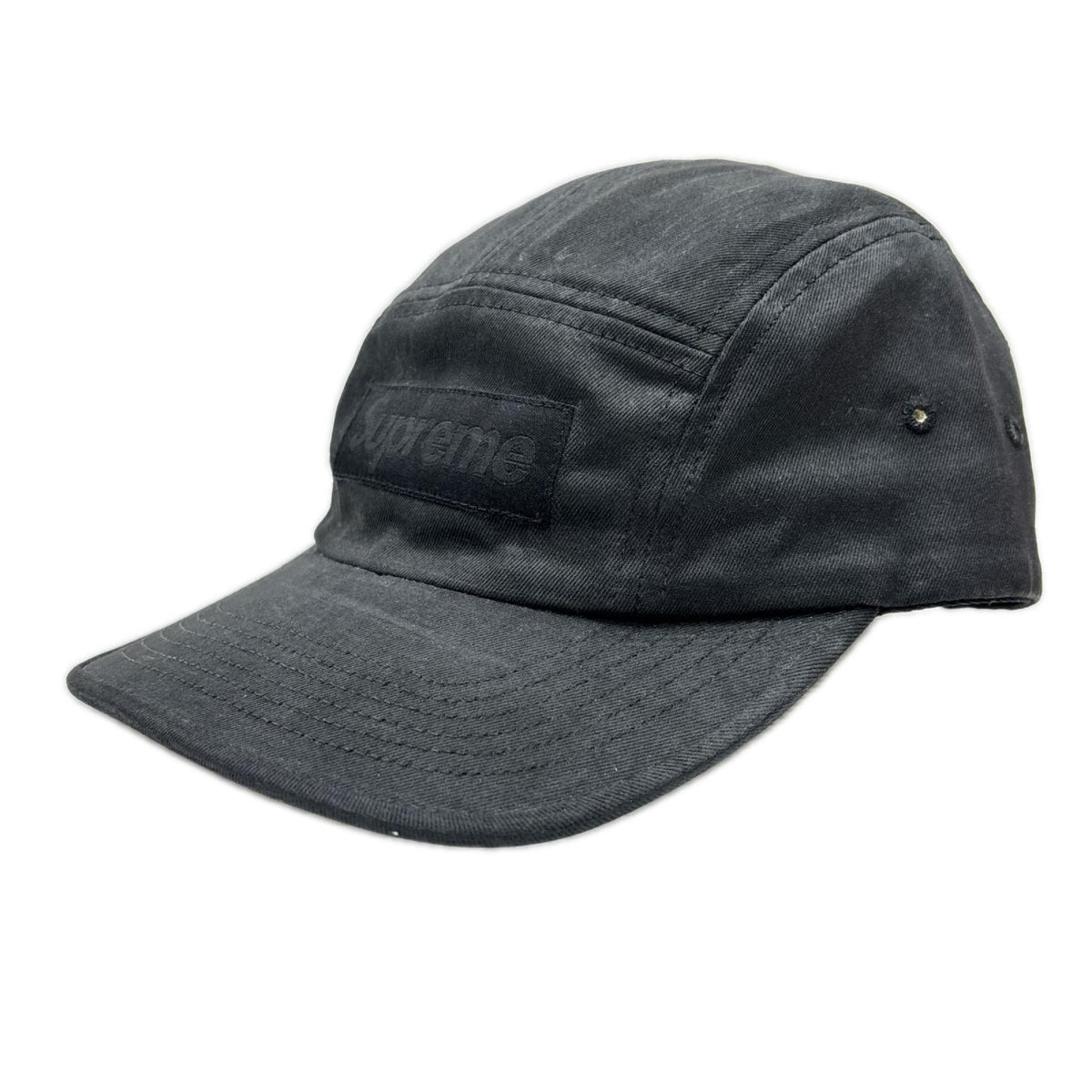 キャップ ×MM6 24SS Painted Camp Cap 黒 ブラック