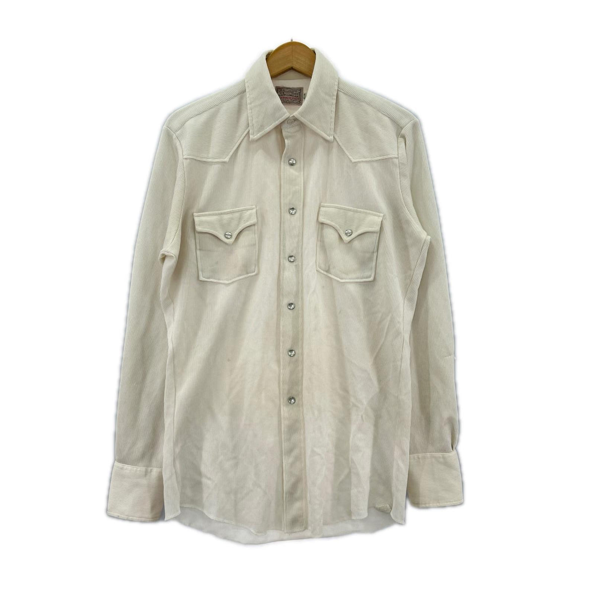 長袖シャツ H BAR C ｳｪｽﾀﾝｼｬﾂ WHT 15 1/2 ホワイト