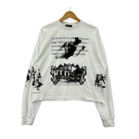 長袖Ｔシャツ Napoleon L/SﾌﾟﾘﾝﾄTee 白 S S ホワイト