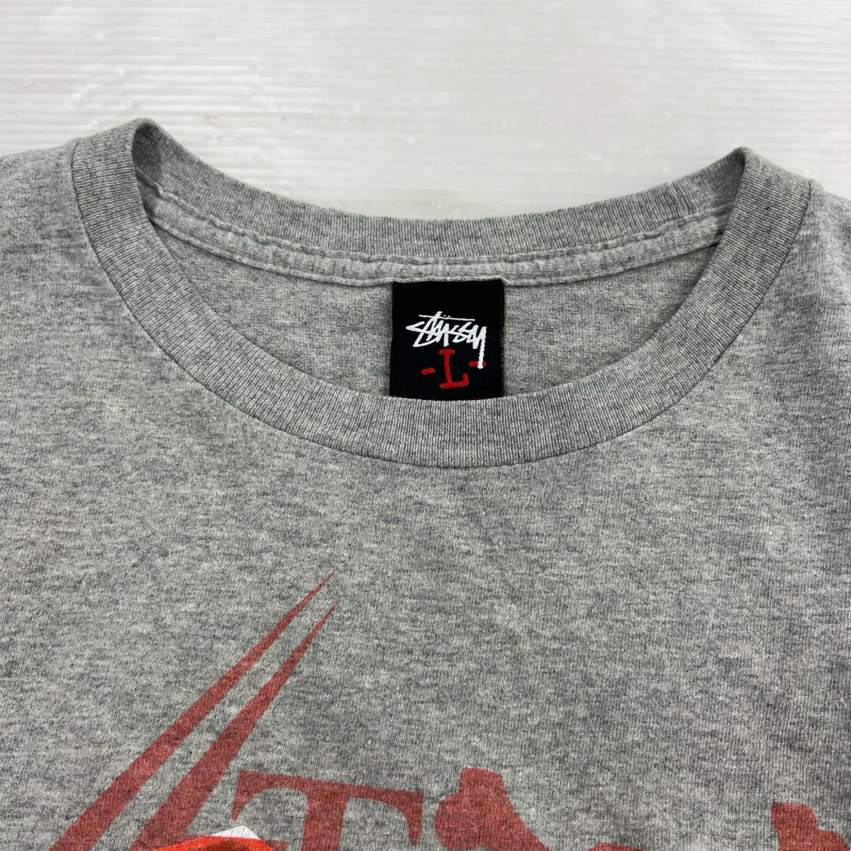 半袖Ｔシャツ 00s 謎のプリント Tシャツ(L) グレー L グレー