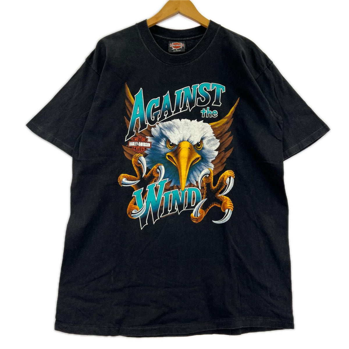 半袖Ｔシャツ 90s HOLOUBEK ｲｰｸﾞﾙ（L) L ブラック