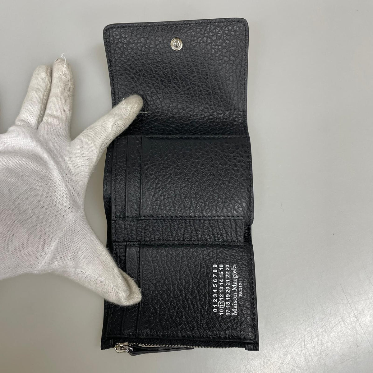 コンパクトウォレット MAISON MARGIELA コンパクトウォレット ブラック