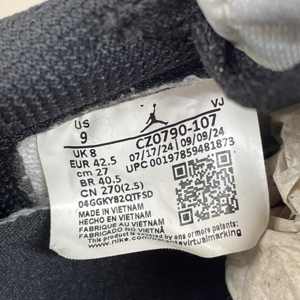 スニーカー Air Jordan 1 Low OG 27cm (US9 UK8 1/2 EU44)