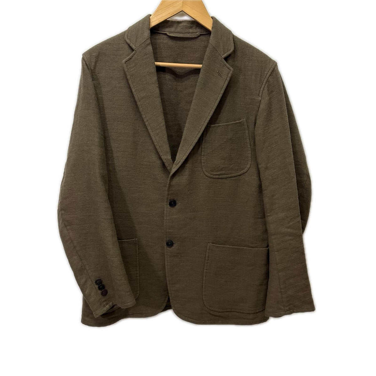 テーラードジャケット 15AW ｳｰﾙﾘﾈﾝｼﾞｬｹｯﾄ 茶 (2) 2 ブラウン